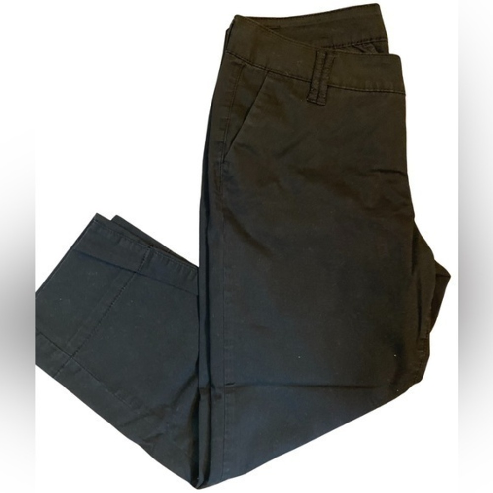 Jag Cotton Cropped Chino - 10 black cotton , slim fit